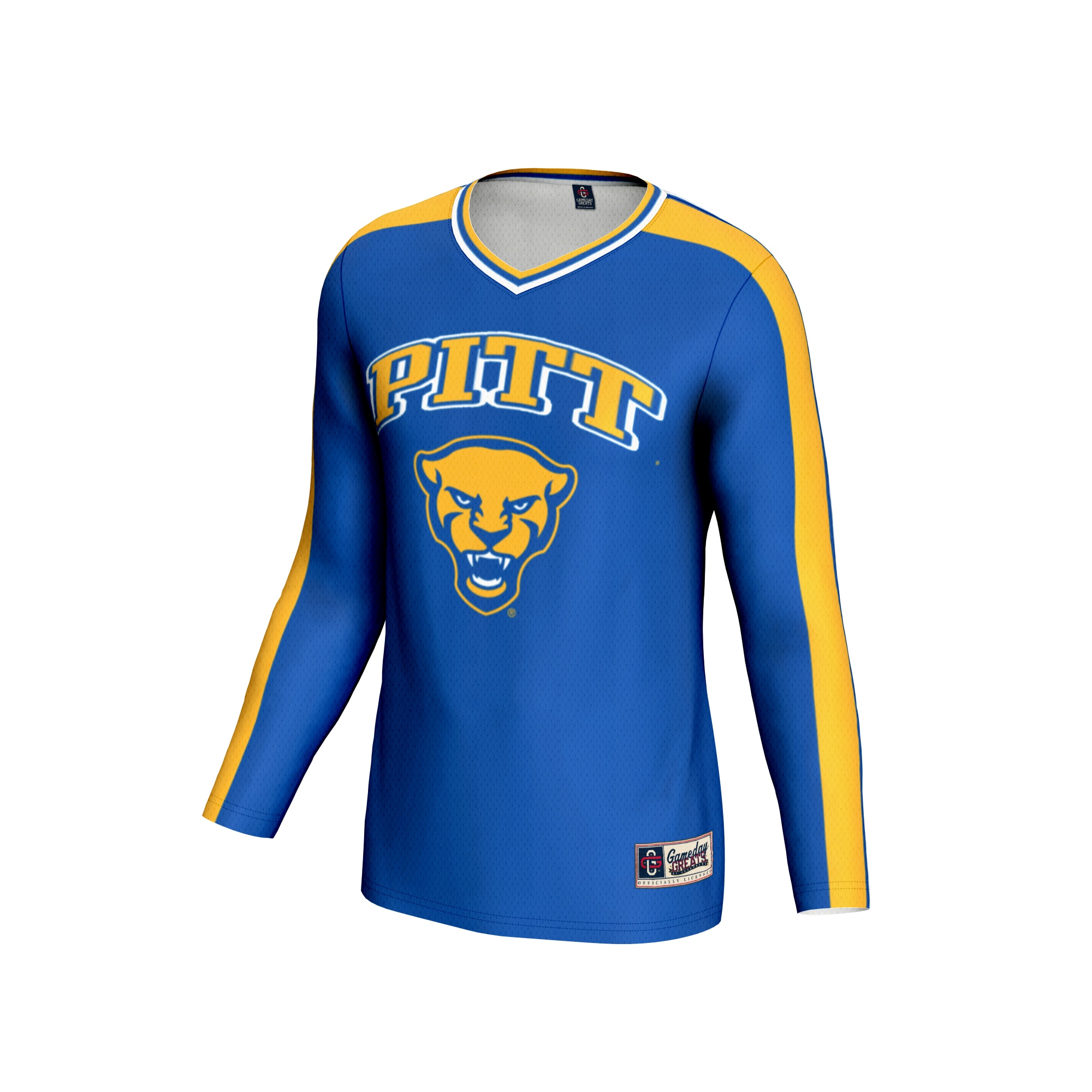 [DDG] Pitt Panthers GameDay Greats Unisex #1 Lightweight Volleyball Fashion Jersey - Royal