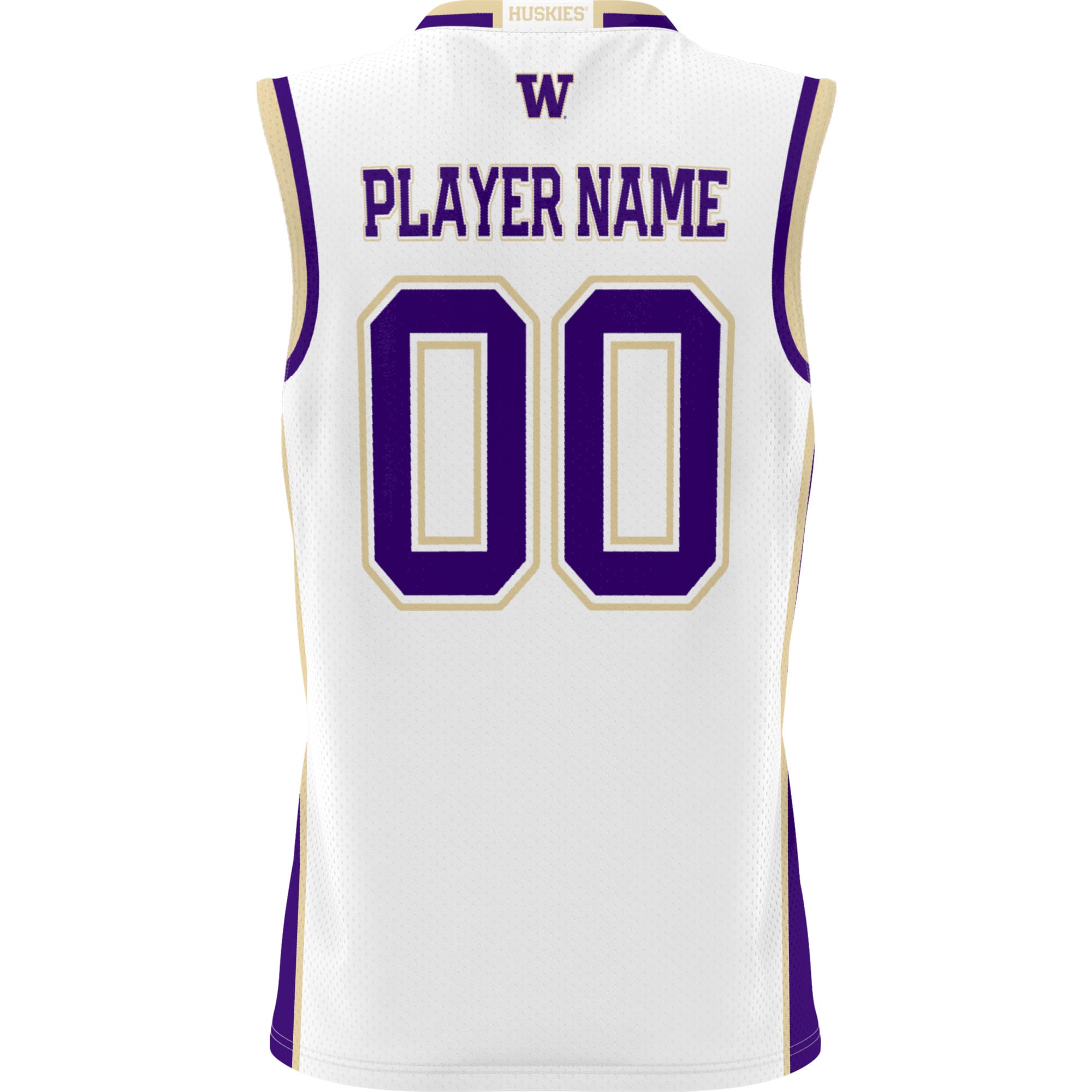 Washington Huskies GameDay Greats Unisex Lightweight NIL Pick-A-Player Women's Basketball Jersey - White