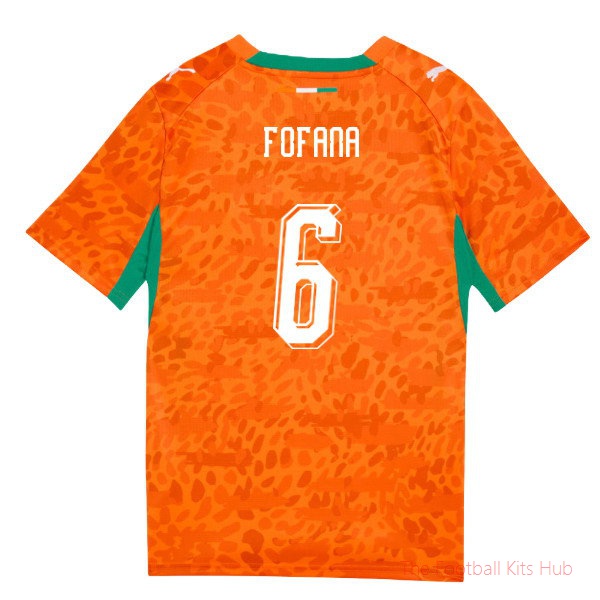 [LK] 2026/27 Ivory Coast Home Shirt (Kids) (Fofana 6)