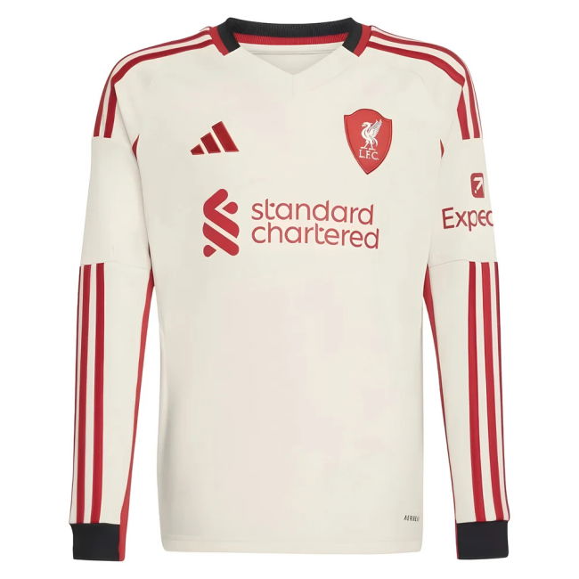 Liverpool 2025-20 Away Football Shirt () L S Kids