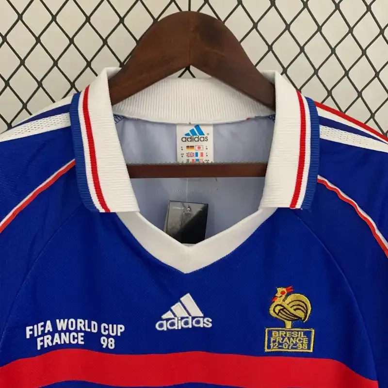 Cheap 1998 Long Sleeve France Jersey retro kit