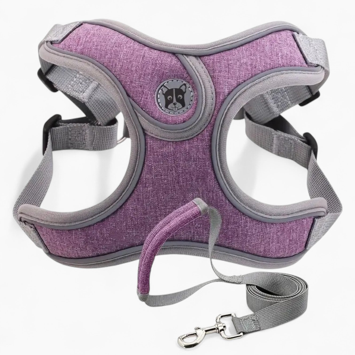 French Bulldog Snugwalk Frenchie Adjustable Harness Leash Set –