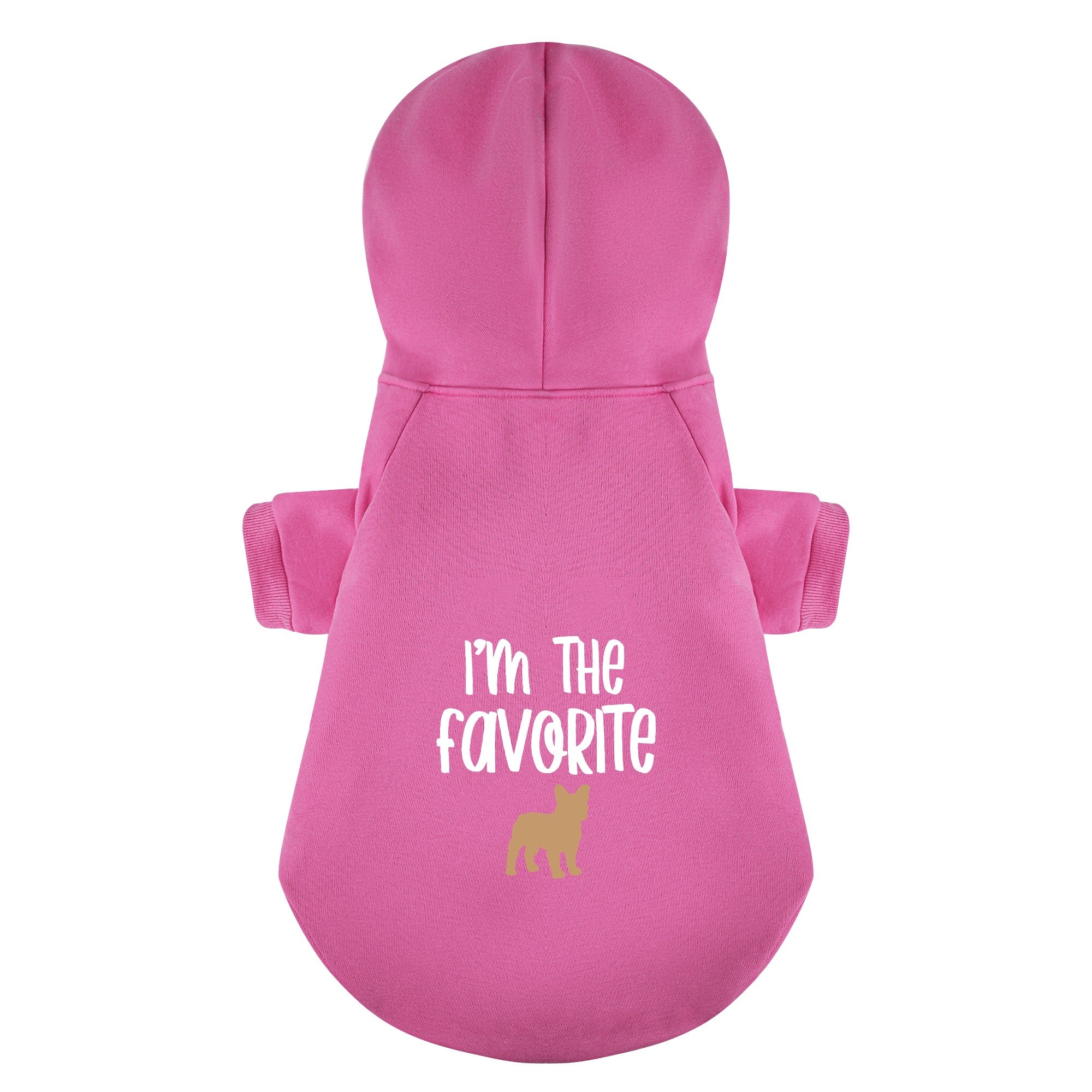 I’m the favorite and No, I’m the favorite - Matching French Bulldog Hoodies – Stylish, Cozy & Personalized!