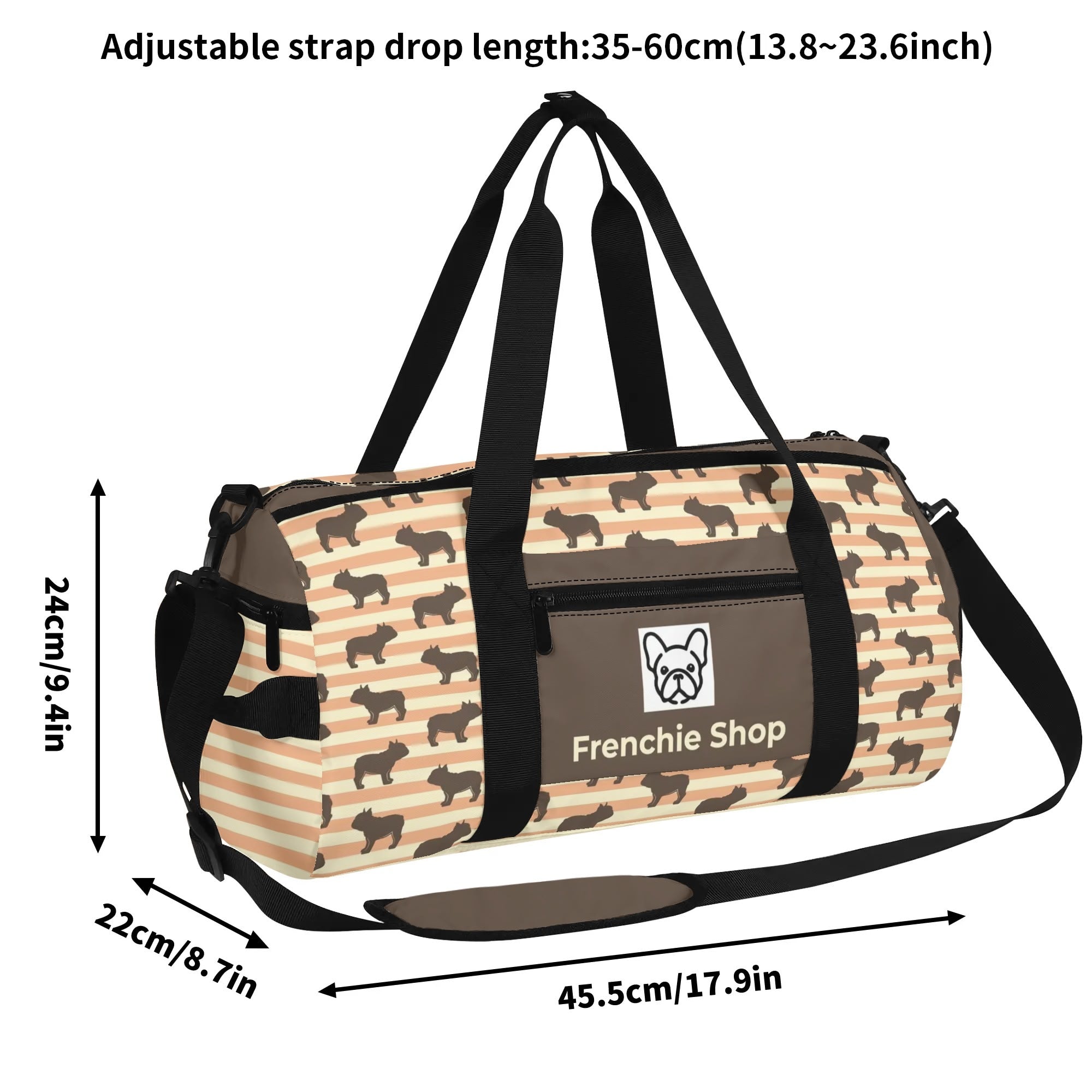 Gym Bag For Frenchie Lovers For French Bulldogs | Breed-optimized