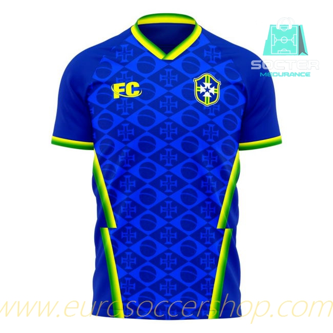 2021-2022 Seleção Brasileira Away Kit Concept (R CARLOS 3)