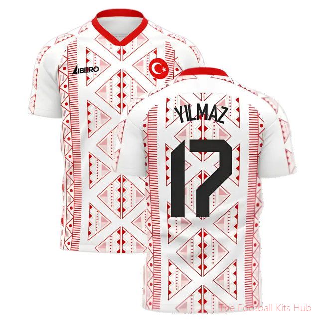 [EFS] Turkey 2025/26 Away Football Kit (Libero) (YILMAZ 17)