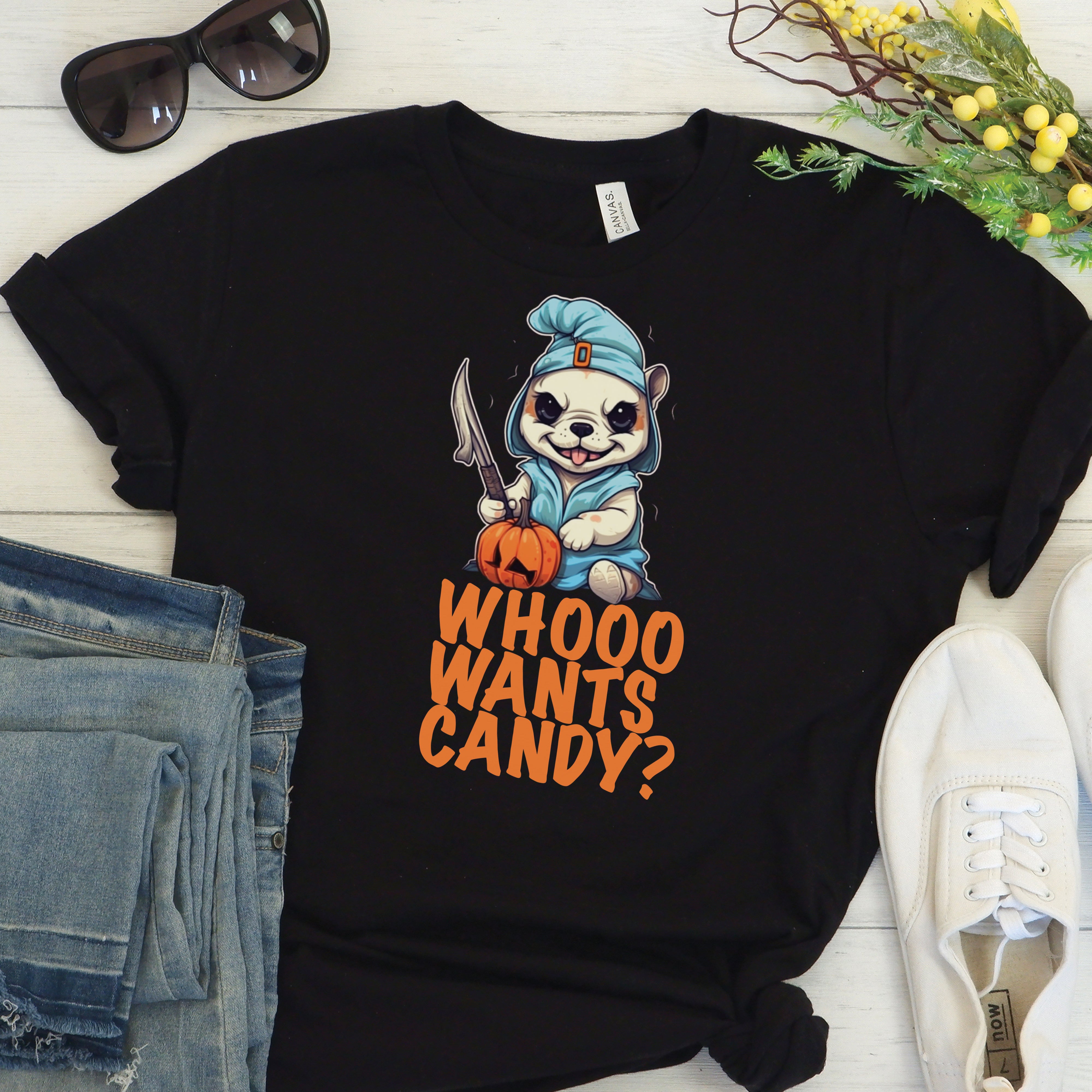 French Bulldog Halloween Dog Apparel Unisex T Shirt Comfy Pet Product