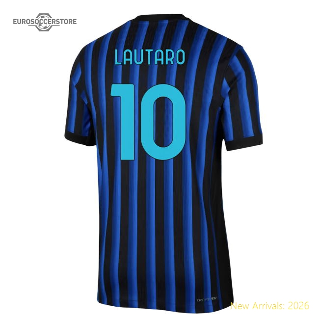 Ac Milan Limited Lautaro Home Jersey Soft Four-way Stretch