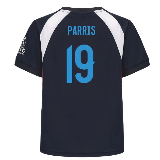 2025 England WEC Poly T-Shirt (Navy) - Kids (PARRIS 19)