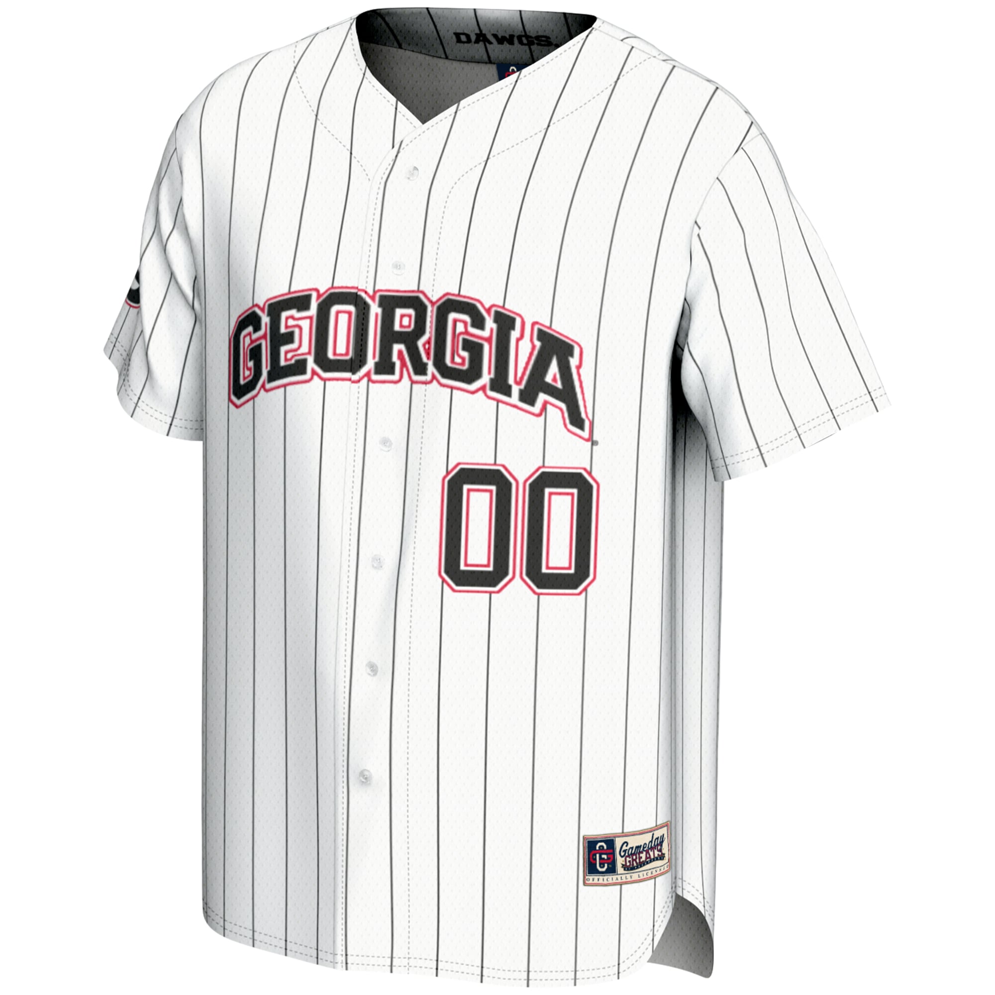 Georgia Bulldogs GameDay Greats Youth NIL Pick-A-Player Lightweight Baseball Jersey - White