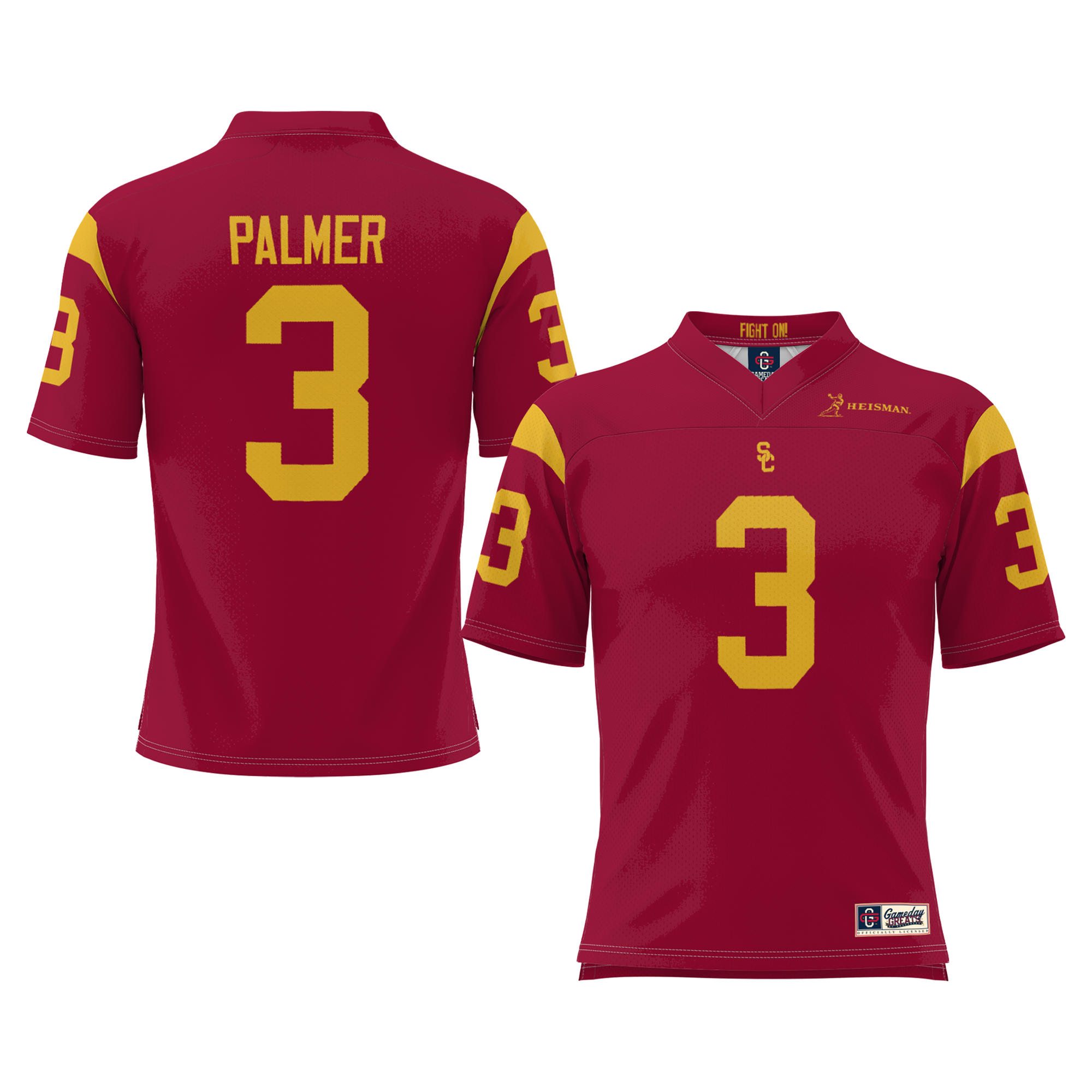 [NJP] Carson Palmer USC Trojans GameDay Greats Youth Heisman Football Jersey - Cardinal