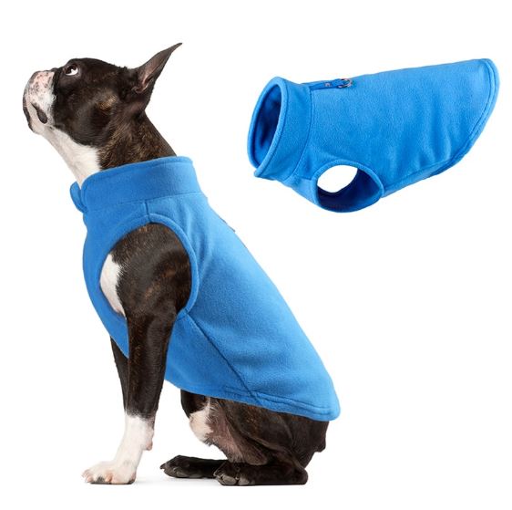 Culture-Inspired Fleece Vest French Bulldog Sweater as a Gift