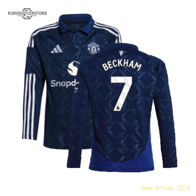 Soft Man Utd Kids Beckham Jersey 2024-2025 Machine-washable