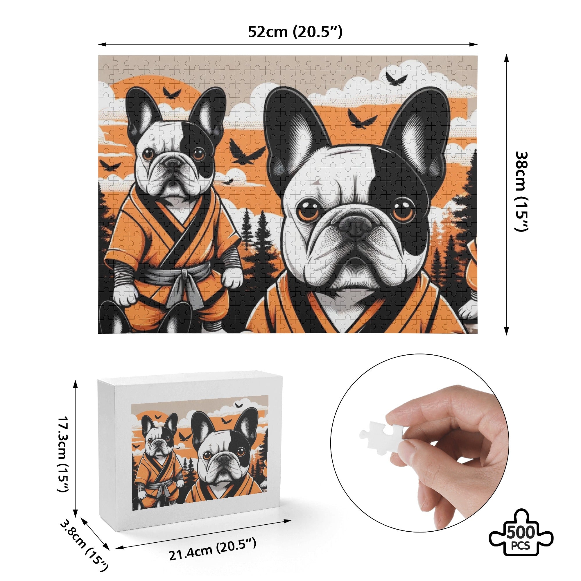 Safe Oliver - Durable 500-piece Wooden Puzzle Summer Wear