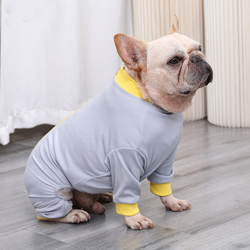French Bulldog Warmify French Bulldogs Pajamas Suit Warm Dog Outfit