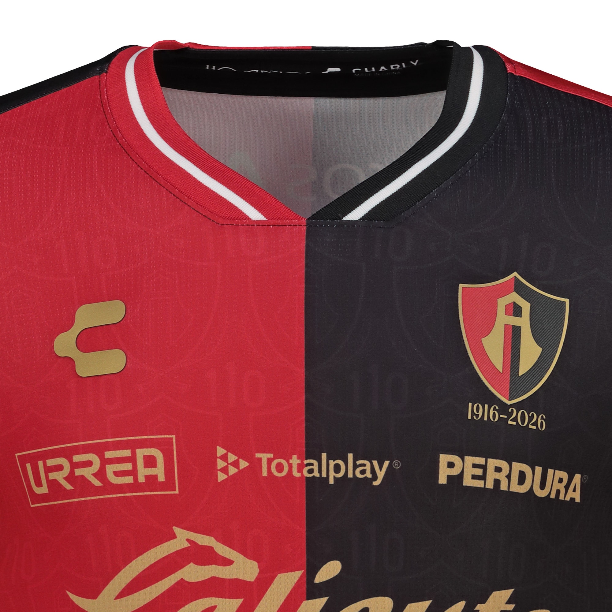 [SJH] Club Atlas Charly 2026/27 Home Authentic Jersey - Red/Black