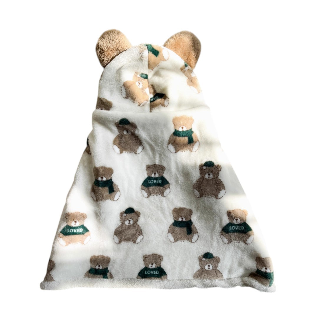 French Bulldog Cozy Large Bear Cape For Dogs Warm Autumn & Winter