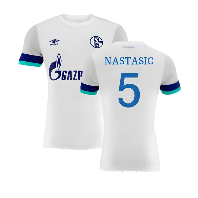 2019-20 Schalke Away Performance Shirt ((Mint) (Mint) Stretch Fabric