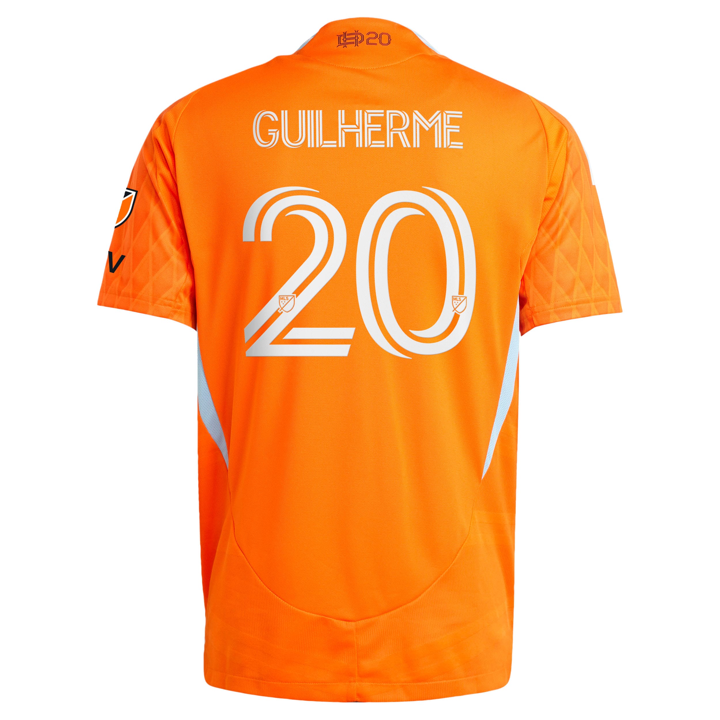 [SJH] Guilherme Augusto Vieira dos Santos Houston Dynamo FC 2025 Season 20 On-Field Authentic Jersey - Orange