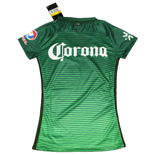 Breathable Women's Club America Third 201718 Soccer Jersey Shirt