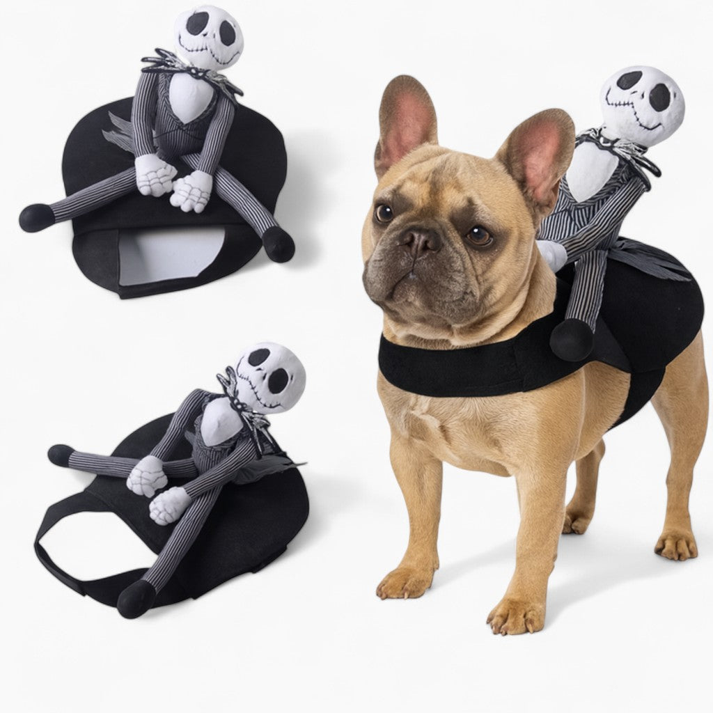 Jack Rider Costume – Funny Halloween Dog Clothes For Frenchie Pups
