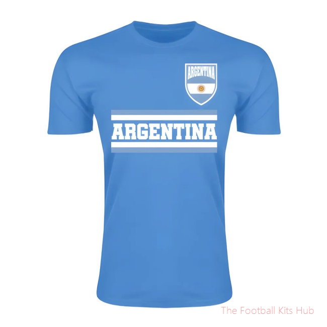 Argentina Core Football Country T-Shirt (Sky)