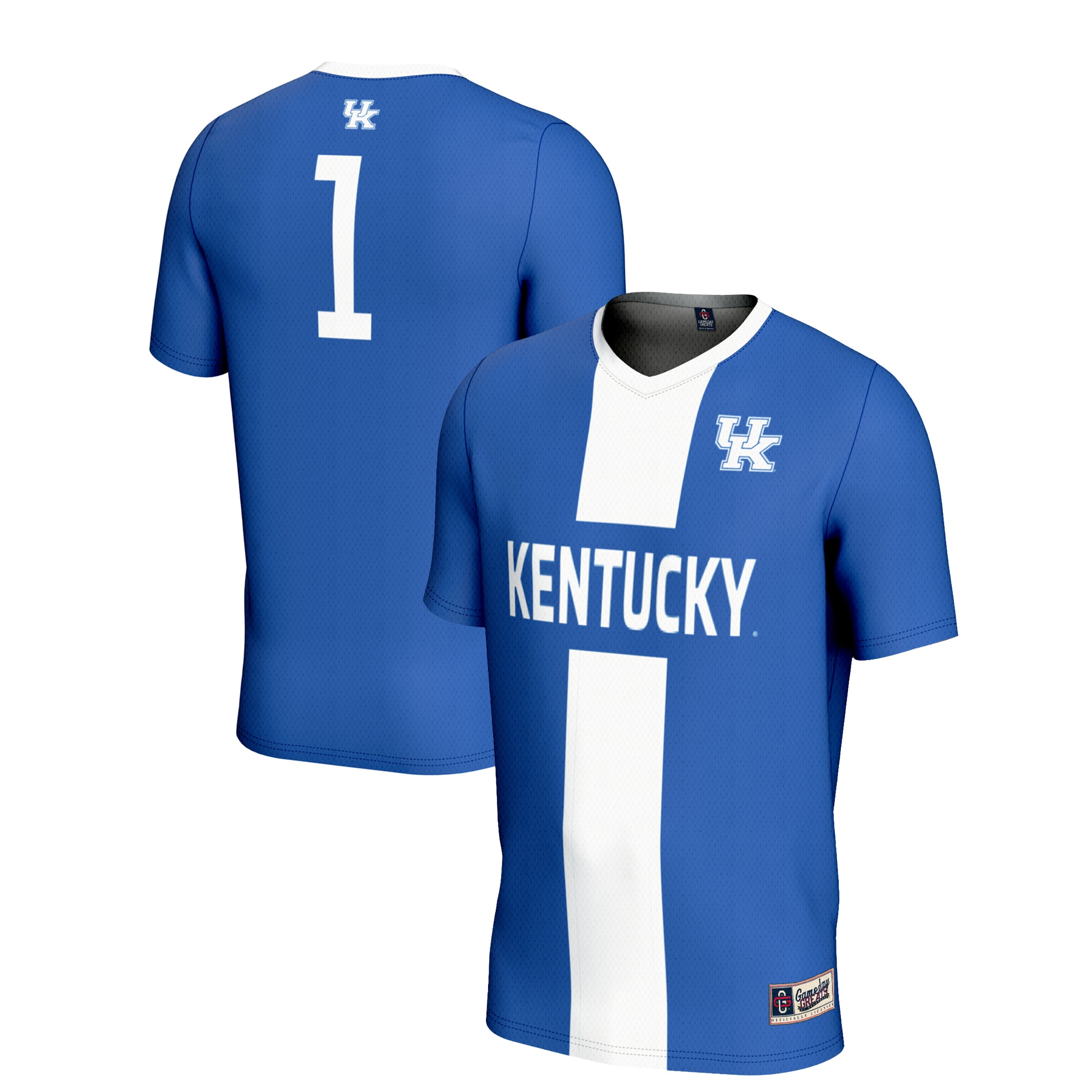 [NJP] Women's Kentucky Wildcats GameDay Greats Lightweight Soccer Fashion Jersey - Royal