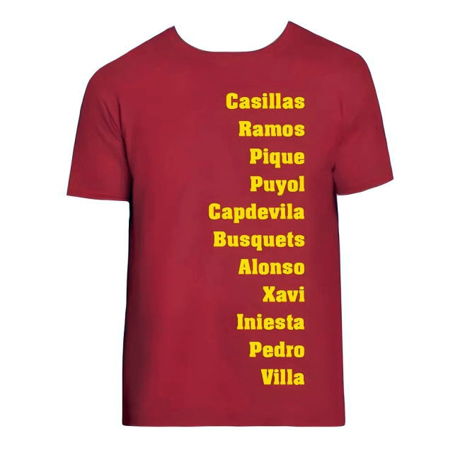 Updated Comfortable Spain Home Match Shirt