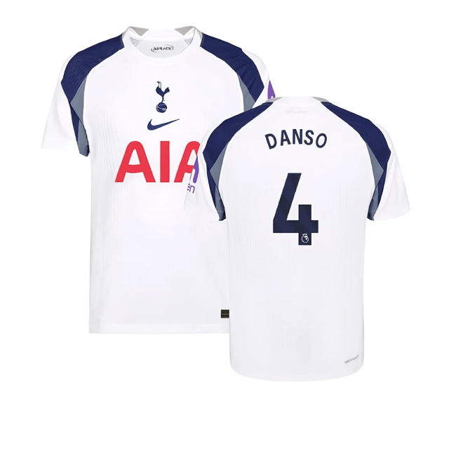 2025-2026 Tottenham Hotspur Authentic Home Kit (Danso 4)