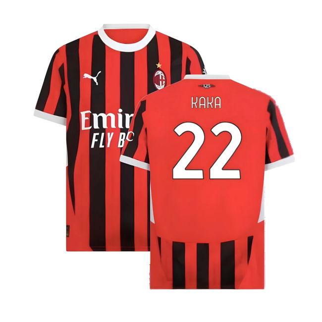 AC Milan Official 2024-2025 Home Shirt (Kaka 22) | Match Day