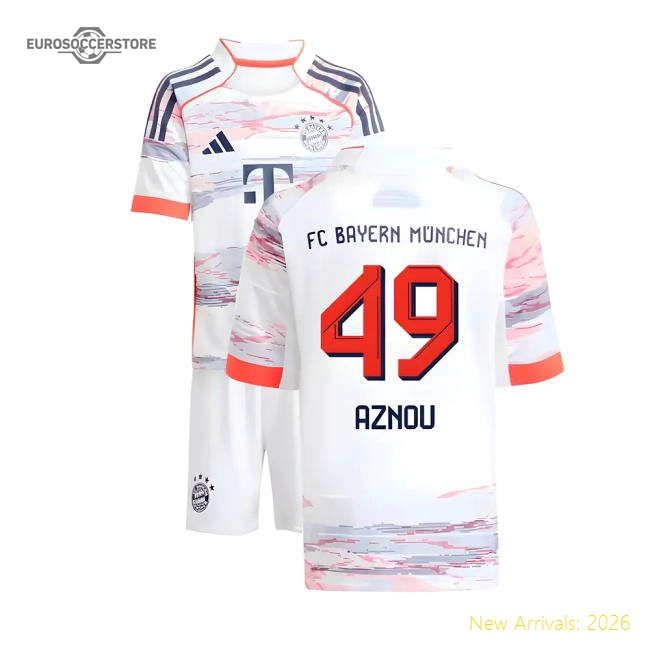 Bayern Munich Away Match Jersey Aznou Athletic Fit Athletic Fit