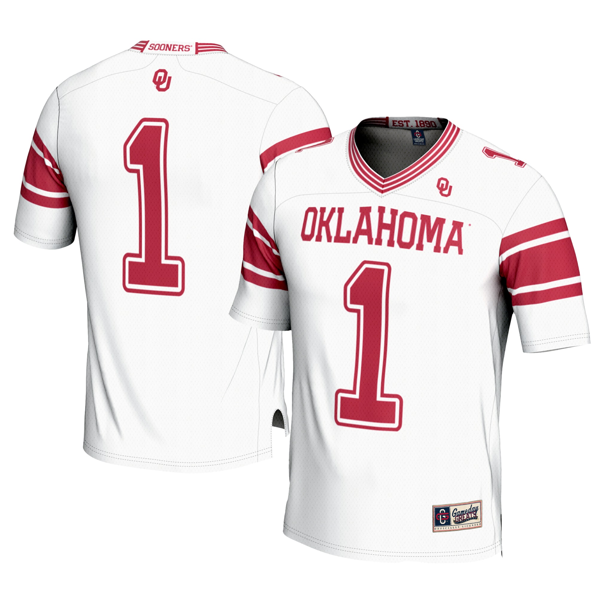 [NJP] Oklahoma Sooners GameDay Greats Football Jersey - White