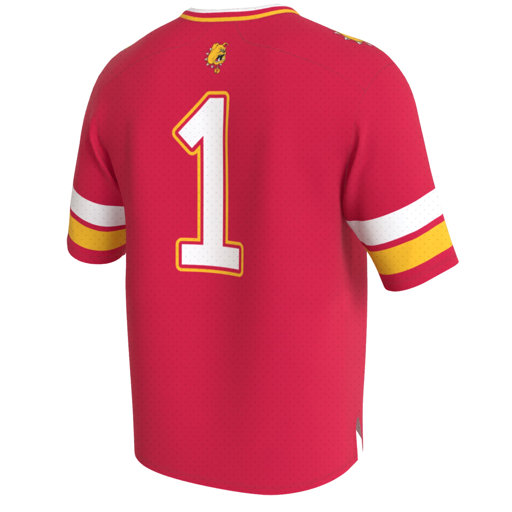 Unisex Crimson Ferris State Bulldogs Lightweight Collegiate Football Fashion Jersey