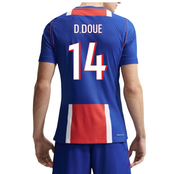 [DDJ] 2026-2027 PSG Authentic Aero-Fit Match Home Shirt (D.Doue 14)