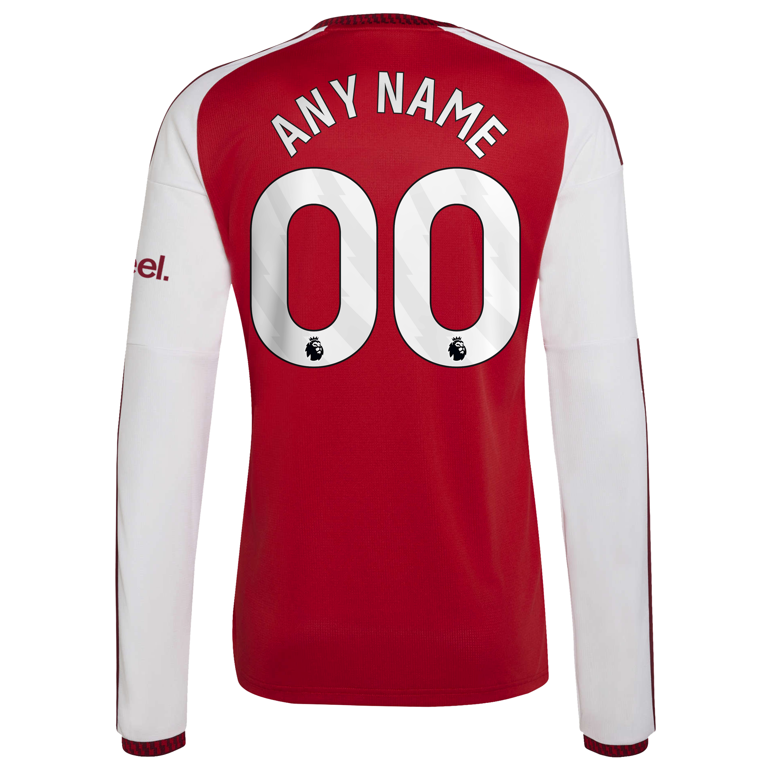 [SD] Arsenal 2026/27 Home Replica Custom Long Sleeve Jersey - Red
