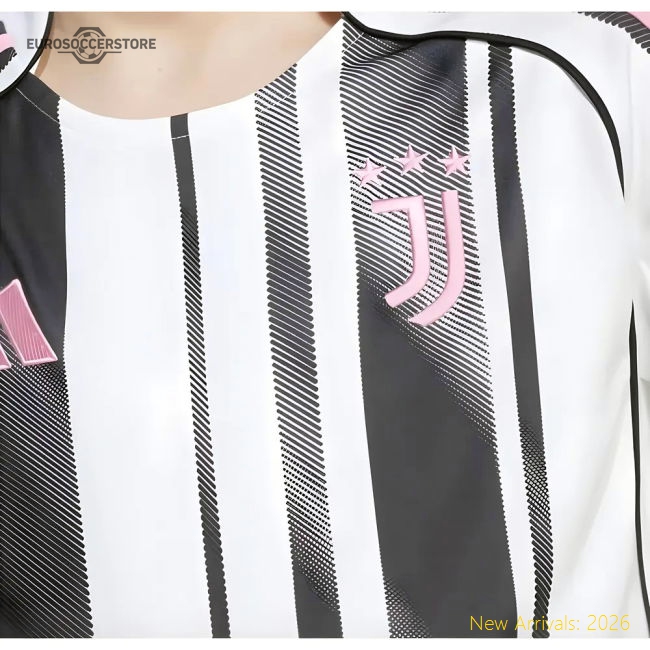 Genuine Juventus Home Jersey Stretchy Anti-odor Uv-protective