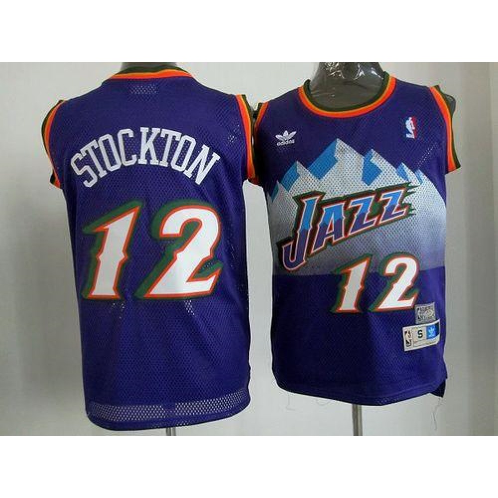 Budget-Friendly Men's Jazz #12 John Purple Basketball Jersey