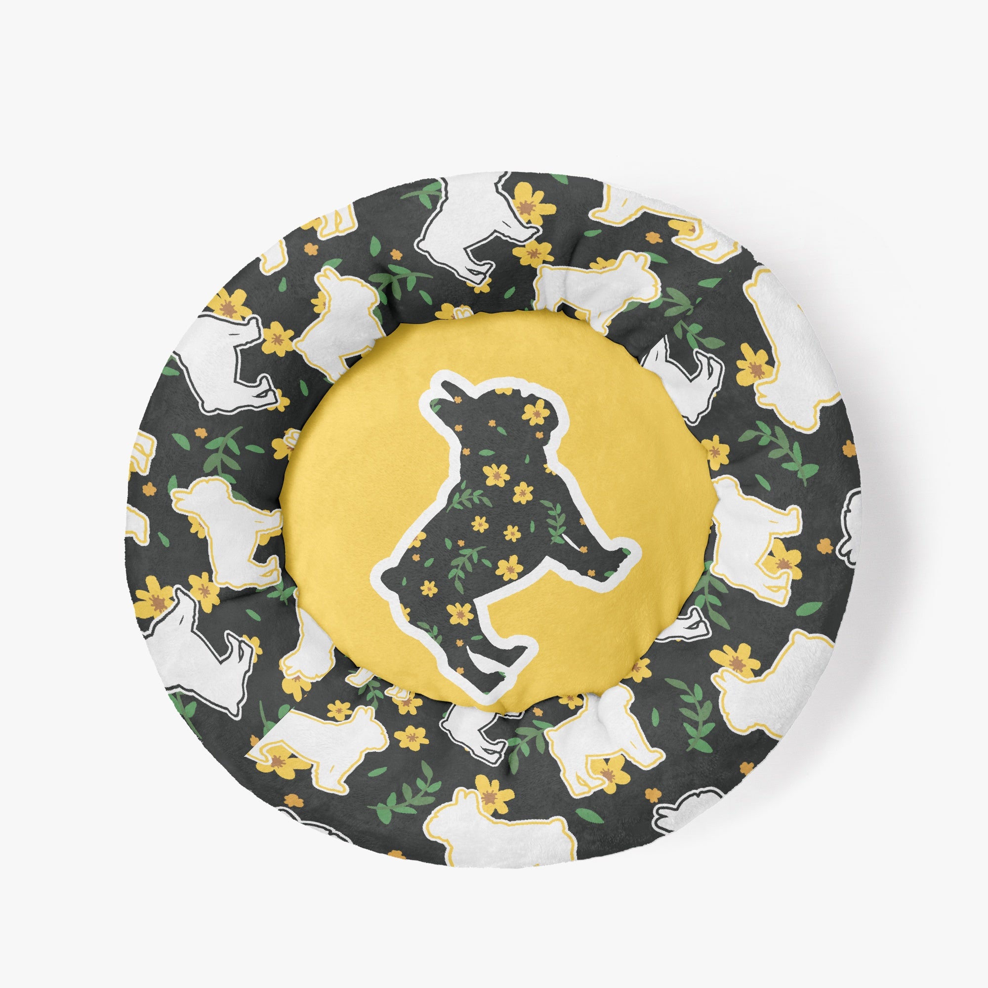 Toast - Cloud-Comfort Frenchie Bed | Anti-Anxiety French Bulldog Donut Bed