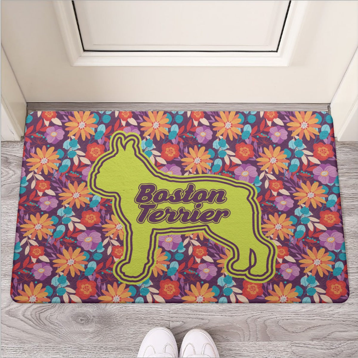 Bruce - Door Mat for Boston Terrier lovers