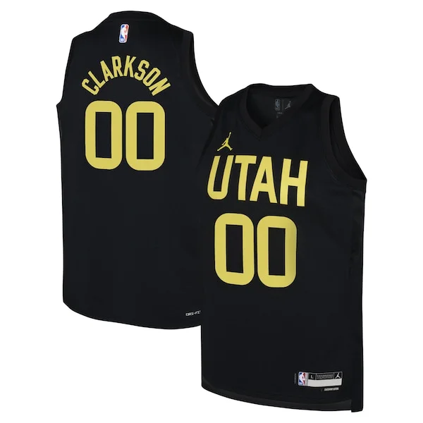 Jordan Clarkson UTA Swingman Jersey - top-tier classic - Black