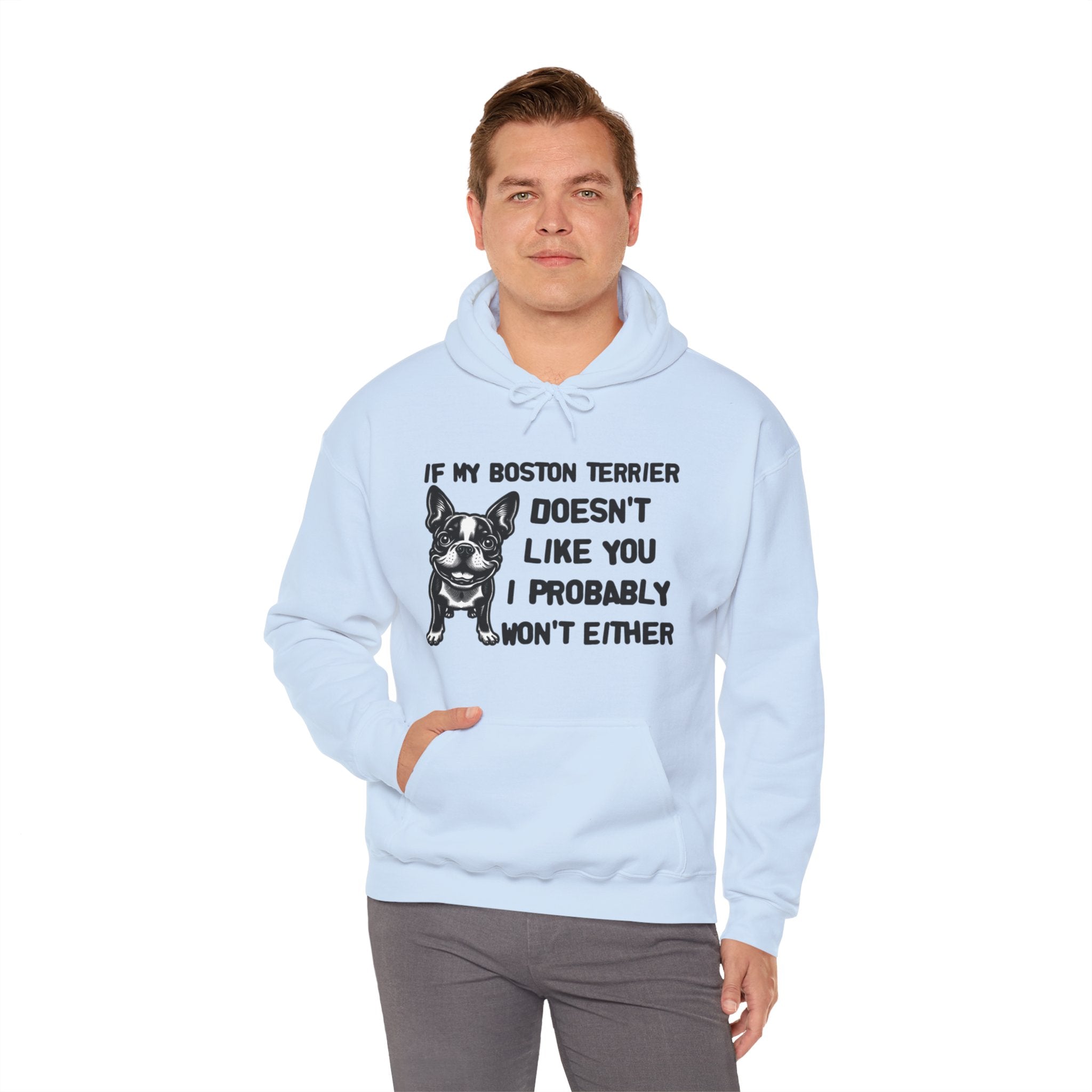 Culture-Inspired Domino - Unisex Hoodie For Boston Terrier Lovers as a