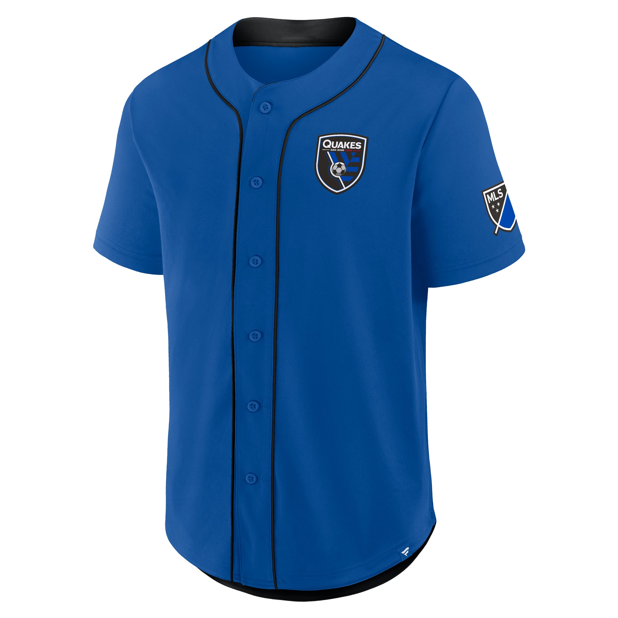 [SJH] San Jose Earthquakes Injury Time Baseball Jersey - Blue