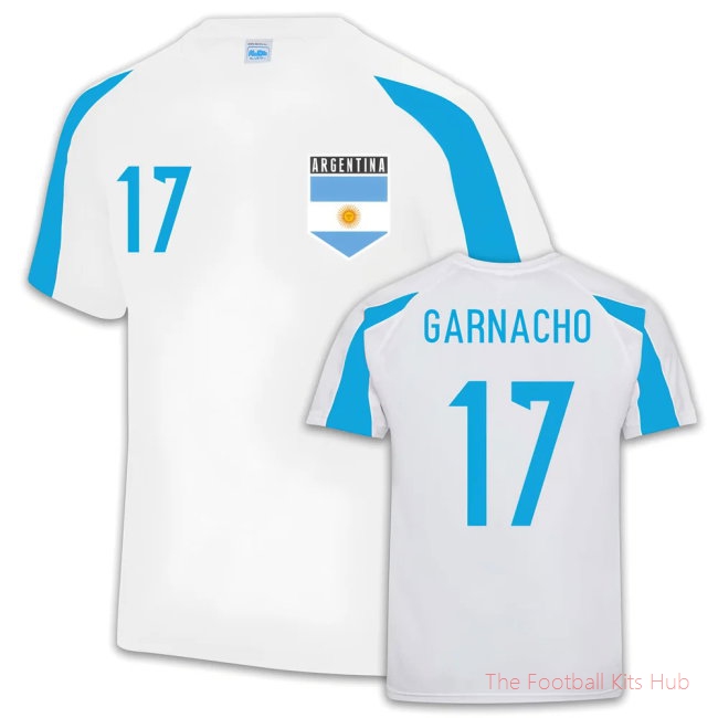 Argentina Sports training Jersey (Alejandro Garnacho 17)