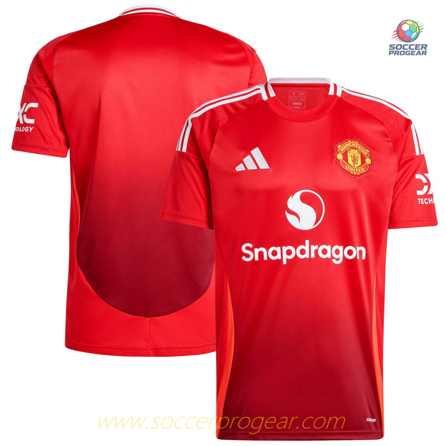 Manchester United Home Football Team Jersey 2024-25 Edition