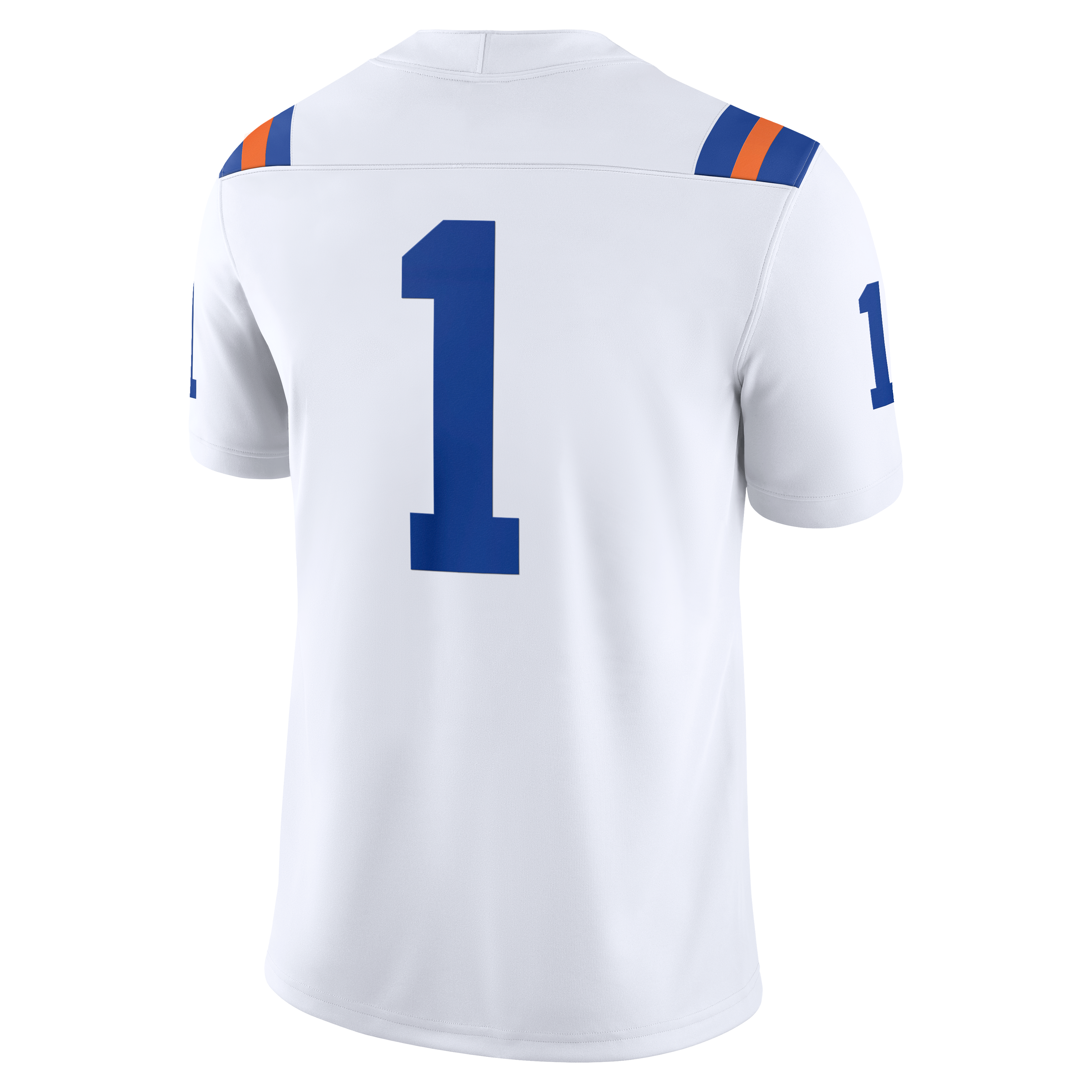 Men's Jordan Brand #1 White Florida Gators Alternate Game Football Jersey