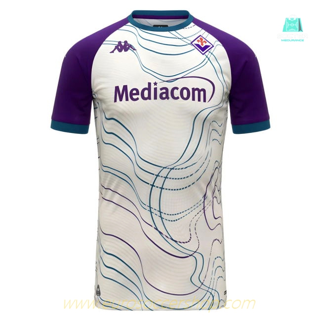 2025-2026 Fiorentina Pre Match Shirt (White-Violet)
