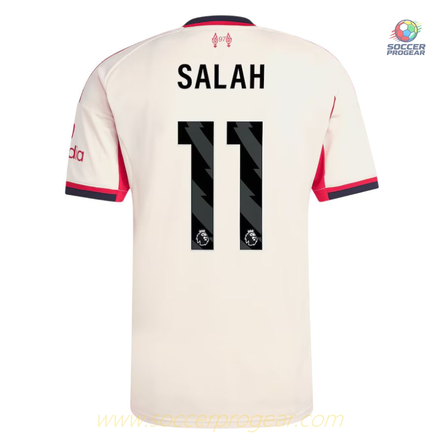 Liverpool Away Soccer Shirt 2025-2026 Season Salah