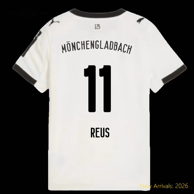 Soft Kids Football Team Reus Jersey 2025-2026 Non-irritating