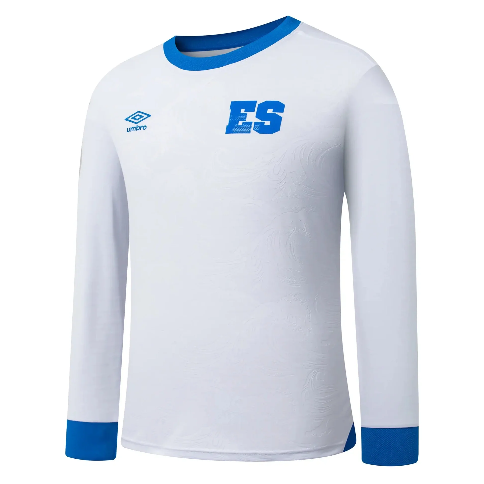 [LK] Youth El Salvador National Team 2025 Away Replica Long Sleeve Jersey - White