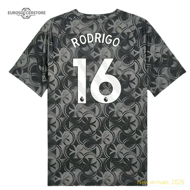 Premium Home Premier League Team Rodrigo Jersey 2025-2026 Lightweight